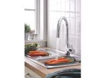 Grohe Feel Küchenarmatur 31486001 chrom, hoher Auslauf, mit Dual Spülbrause