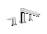 hansgrohe Talis E Fertigmontageset 71747000 Wannen-3-Loch-Armatur, chrom