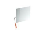 Hewi Kippspiegel 802.01.100L36 725x741x73mm, Hebel links, koralle