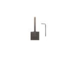 Villeroy und Boch Armaturengriff 927180LC zu Finera Square/SquareSlope, Edelstahl massiv