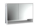 Emco Loft Unterputz-Lichtspiegelschrank 979805215 1000x733mm, Unterfach, LED 2-türig breite Tür rechts, aluminium/Spiegel