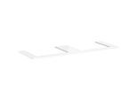 hansgrohe Xelu Q Konsole 54112050 1560 x 550 mm, 2 Ausschnitte 600 x 480 mm, weiß hochglanz