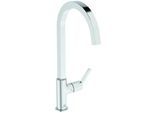 Ideal Standard Gusto Küchenarmatur BD412AA chrom, mit hohem eckigen Rohrauslauf, Niederdruck