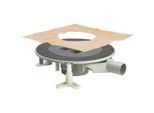 Viega Advantix Grundkörper 669232 DN 50, Kunststoff grau, für Top-Badablauf, ohne Aufsatz