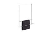 Giese Server Badetuchhalter 11858-02 Befestigung an Glaswand, 2 Badetuchstangen