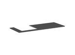 hansgrohe Xelu Q Konsole 54097910 1360 x 550 mm, Ausschnitt links, 540 x 480 mm, diamantgrau matt