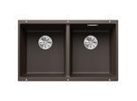 Blanco Subline 350/350-u Spüle 523583 75,5x46cm, PuraDur cafe, für Unterbau
