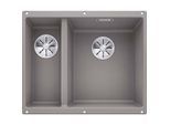 Blanco Subline 340/160-u Spüle 523560 55,5x46cm, PuraDur alumetallic, rechts, für Unterbau