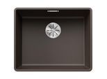 Blanco Subline 500-f Spüle 523537 52,7x42,7cm, PuraDur cafe, für Unterbau