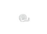Hewi 477 active+ Doppelhaken 477.90D02598 43,5mm, antimikrobiell, Kunststoff signalweiß