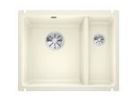 Blanco Subline 350/150-u Spüle 523742 56,7x45,6cm, PuraPlus magnolia glänzend, für Unterbau