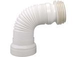 Airfit WC-Anschluss-Rohr 90010WA DN 98 - 120, 285 - 500 mm, flexibel, weiß