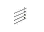 Dornbracht Handtuchwärmer, 4-fach 83304980-19 SERIENSPEZIFISCH Wandmontage, Ausladung links , ohne Bedienelement, Dark Chrome