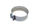 Bertrams VLE-Plus Verbindungsschelle 19VS200 Ø 200 x 0,8 mm, 46 mm, Edelstahl V4A