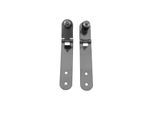 Duravit Scharnier-Set 0061001000 für Urinaldeckel ohne Absenkautomatik, Edelstahl