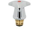Heinrich Schulte Oberteil Z011008-00010 3/8", mit Dreikant-Metallgriff warm, verchromt