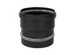 Bertrams Pelletino Ofenanschlussstück 10OAS100-100S 100 mm, zylindrisch, 100 x 0,6 mm, schwarz