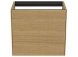 Ideal Standard Conca Waschtisch-Unterschrank T3991Y6 ohne Waschtisch-Platte, 1 Auszug, 60 x 37 x 54 cm, Eiche hell Furnier