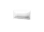 Bette BetteSpace M Badewanne 1141-440AR,PLUS 170x75x42cm, Ecke rechts, Antirutsch/Glasur, snow