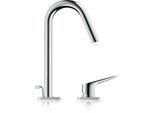 hansgrohe Axor Citterio M Küchenarmatur 34822000 mit Ausziehbrause, chrom, 2 Loch Montage