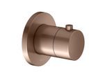 KEUCO IXMO Fertigmontageset 59553290001 Unterputz-Thermostat-Armatur, rund, rotgold gebürstet