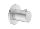 Keuco Ixmo Fertigmontageset 59553170001 Unterputz-Thermostat-Armatur, rund, Aluminium-finish