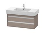 Duravit Ketho Waschtisch-Unterschrank KT664104343 100 x 45,5 cm, basalt matt, 2 Schubkästen, wandhängend