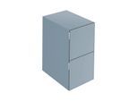 Keuco Edition 11 Art Sideboard 32542330401 40x70x49cm, 2 Frontauszüge, Innenbeleuchtung, Lack seidenmatt, Glas satiniert, blue satin