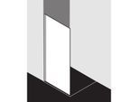 Kermi Glasanlage XCWIO10020VAK 100x200cm, silber hochglanz, ESG klar