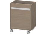Duravit Ketho Rollcontainer KT2530L3535 50x36x67cm, Tür links, Eiche terra