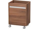 Duravit Ketho Rollcontainer KT2530R7979 50x36x67cm, Tür rechts, nussbaum natur