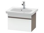 Duravit DuraStyle Waschtisch-Unterschrank DS637901843 58 x 36,8 cm, weiß matt/basalt matt, 1 Auszug