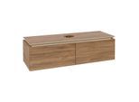 Villeroy und Boch Legato Waschtischunterschrank B61100RH 140x38x50cm, Waschtisch mittig, Kansas Oak
