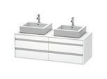Duravit Waschtisch Unterschrank Ketho KT6657B1818 140 x 49,6 x 55 cm, weiss matt