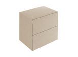 Keuco Edition 11 Art Sideboard 32542910800 80x70x49cm, 2 Frontauszüge, Keramik, sahara