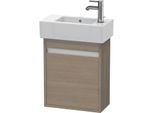 Duravit Ketho Waschtisch-Unterschrank KT6629R3535 45x22,5x55cm, wandhängend, Tür rechts, Eiche terra