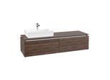 Villeroy & Boch Legato Waschtischunterschrank B672L0VH 160x38x50cm, mit LED-Beleuchtung, Arizona Oak