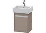 Duravit Ketho Waschtisch-Unterschrank KT6630L4343 40x32x55cm, wandhängend, Tür links, basalt matt