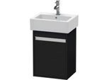 Duravit Ketho Waschtisch-Unterschrank KT6630L1616 40x32x55cm, wandhängend, Tür links, Eiche schwarz