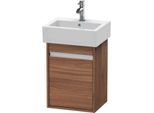 Duravit Ketho Waschtisch-Unterschrank KT6630L7979 40x32x55cm, wandhängend, Tür links, nussbaum natur