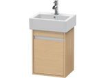 Duravit Ketho Waschtisch-Unterschrank KT6630L3030 40x32x55cm, wandhängend, Tür links, Eiche natur