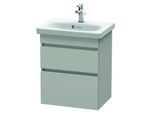 Duravit DuraStyle Waschtisch-Unterschrank DS640300707 50 x 36,8 cm, betongrau matt, 2 Schubkästen, wandhängend