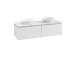 Villeroy & Boch Legato Waschtischunterschrank B66800DH 140x38x50cm, Glossy White