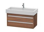 Duravit Ketho Waschtisch-Unterschrank KT663807979 95 x 44 cm, nussbaum natur, 2 Schubkästen, wandhängend