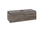Villeroy und Boch Legato Waschtischunterschrank B60900RK 120x38x50cm, Waschtisch mittig, Stone Oak