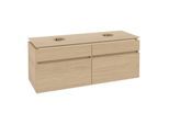 Villeroy & Boch Legato Waschtischunterschrank B66900VJ 140x55x50cm, Nordic Oak