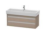 Duravit Ketho Waschtisch-Unterschrank KT663907575 115 x 44 cm, leinen, 2 Schubkästen, wandhängend