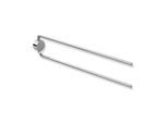 Hewi System 815 Handtuchhalter 815.09.11040 420x85mm, 2-teilig, Edelstahl verchromt