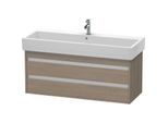 Duravit Ketho Waschtisch-Unterschrank KT663903535 115 x 44 cm, Eiche terra, 2 Schubkästen, wandhängend