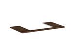 hansgrohe Xelu Q Konsole 54110630 980 x 550 mm, Ausschnitt 600 x 480 mm, Nussbaum dunkel